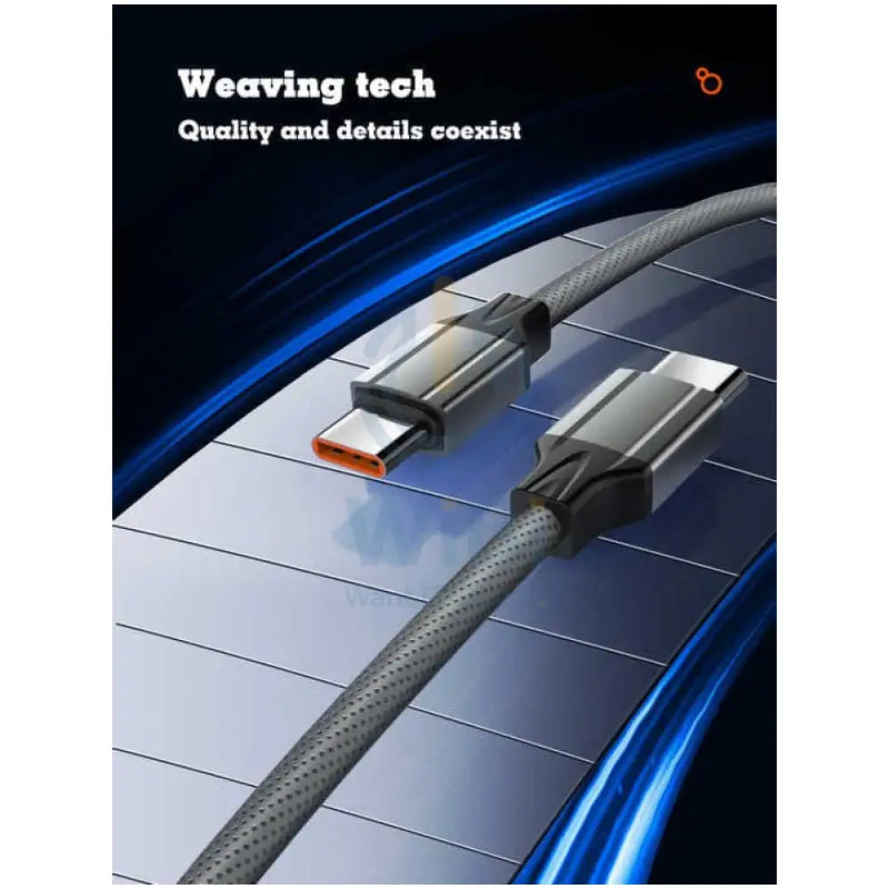 LDNIO LC442C Fast Charging Data Cable 100W / 2 Meter / Type C / Grey Accessories > Cables & Converters > Cables
