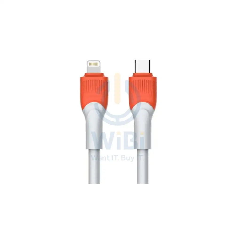 LDNIO LC601L Fast Charging USB-C to Lightning Charging Data Cable - 1M / White Accessories > Cables & Converters >