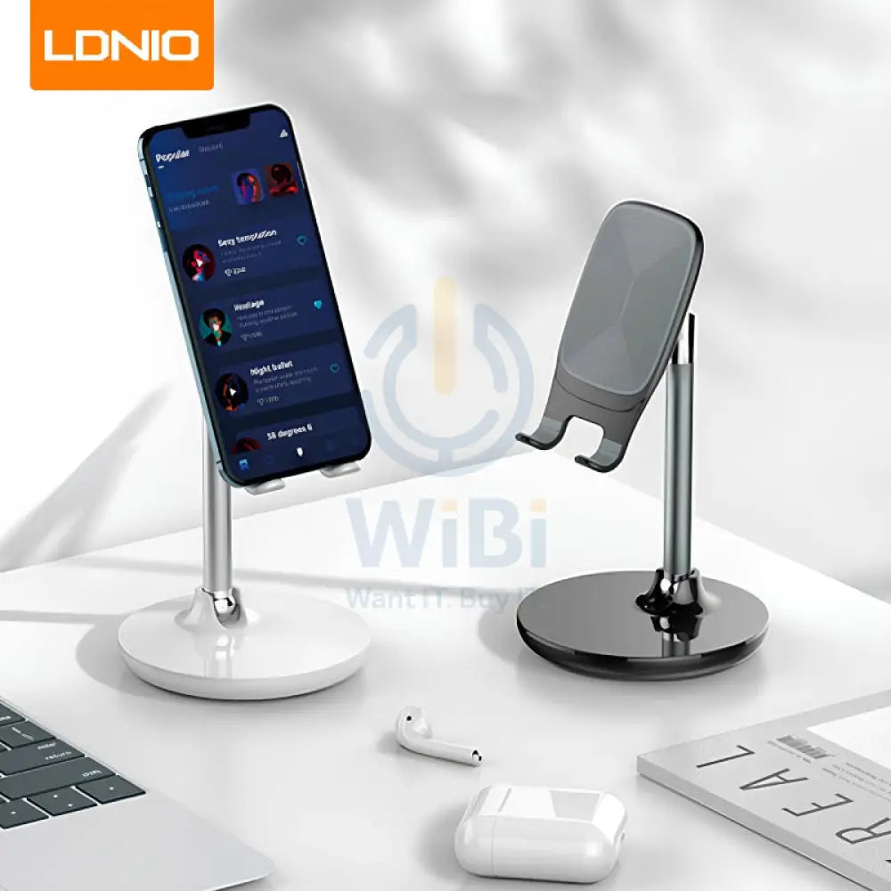 LDNIO MG05 Foldable Desk Phone Stand - Black Accessories > Mobiles & Tablets > Mobiles > Mobile Holder / Stands