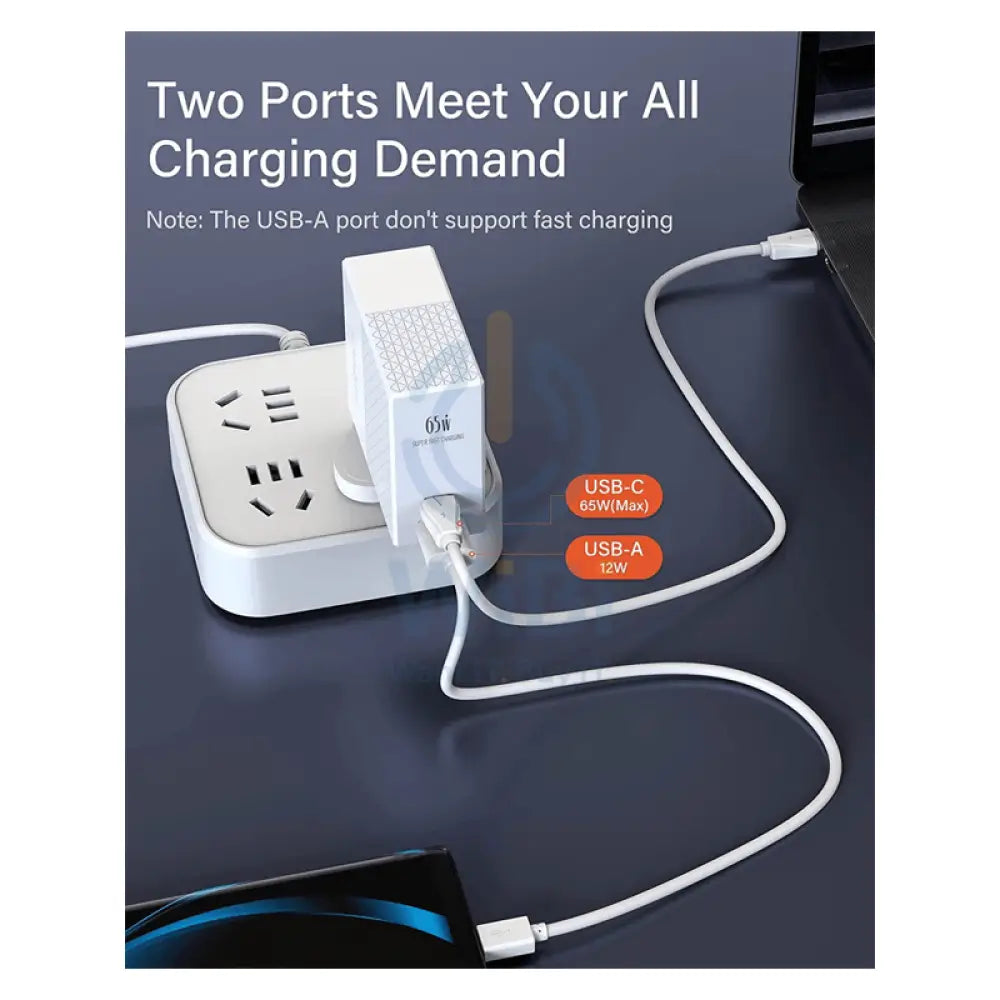 LDNIO PD Mini Quick Charger - 65W / USB Type-C / White