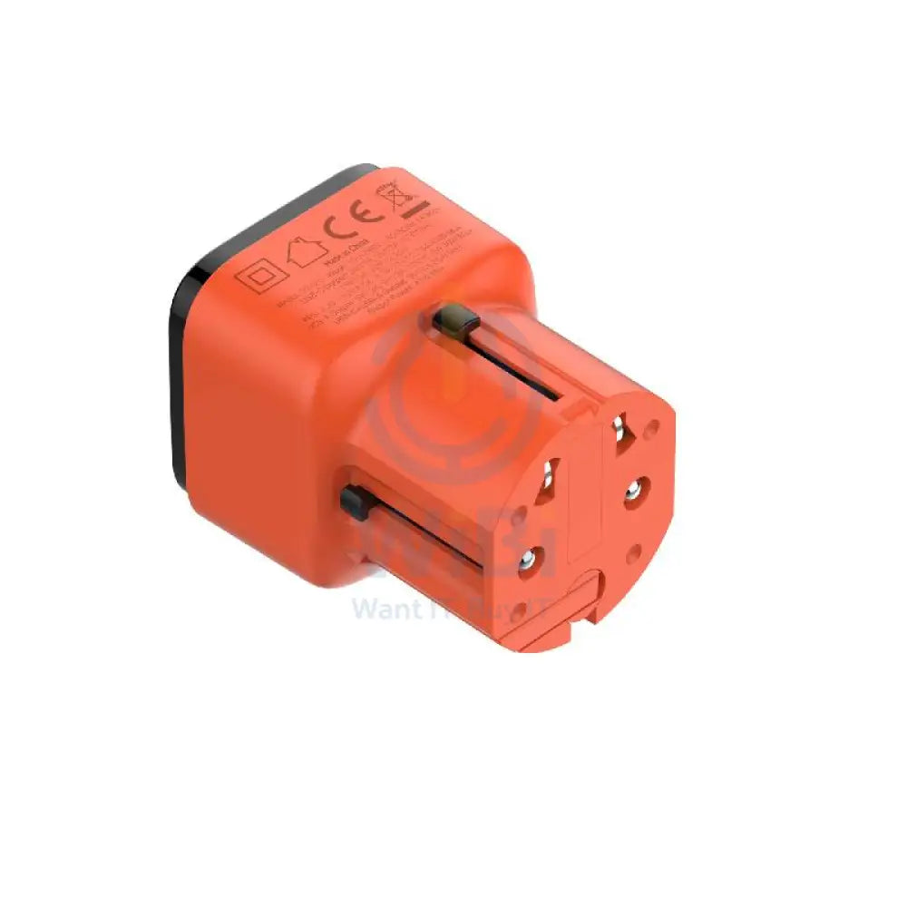 LDNIO Q2420 Ultra-Fast Charging Global Universal Adapter Charger - 45W / Orange/Black Accessories > Power Adapters
