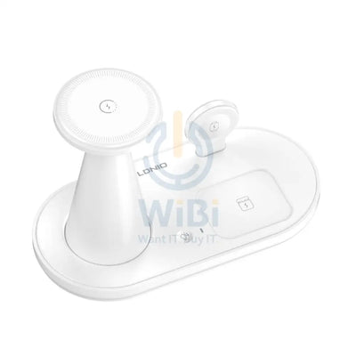 LDNIO WL01 5 in 1 Desktop Wireless Charging Station 25.5W / White Accessories > Power Adapters