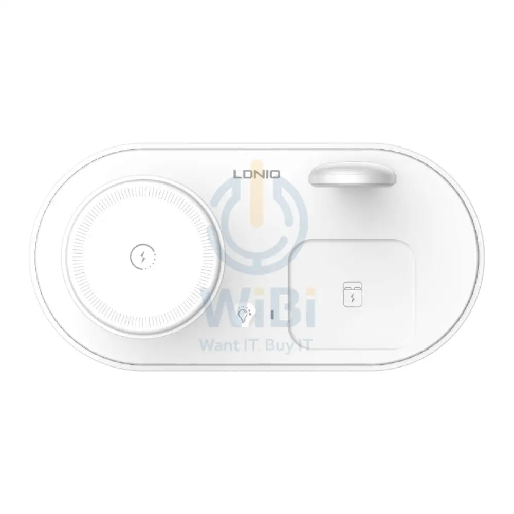 LDNIO WL01 5 in 1 Desktop Wireless Charging Station 25.5W / White Accessories > Power Adapters