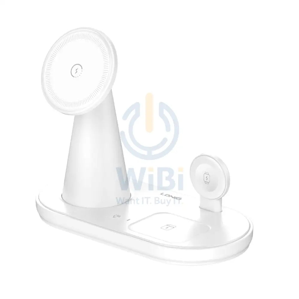 LDNIO WL01 5 in 1 Desktop Wireless Charging Station 25.5W / White Accessories > Power Adapters