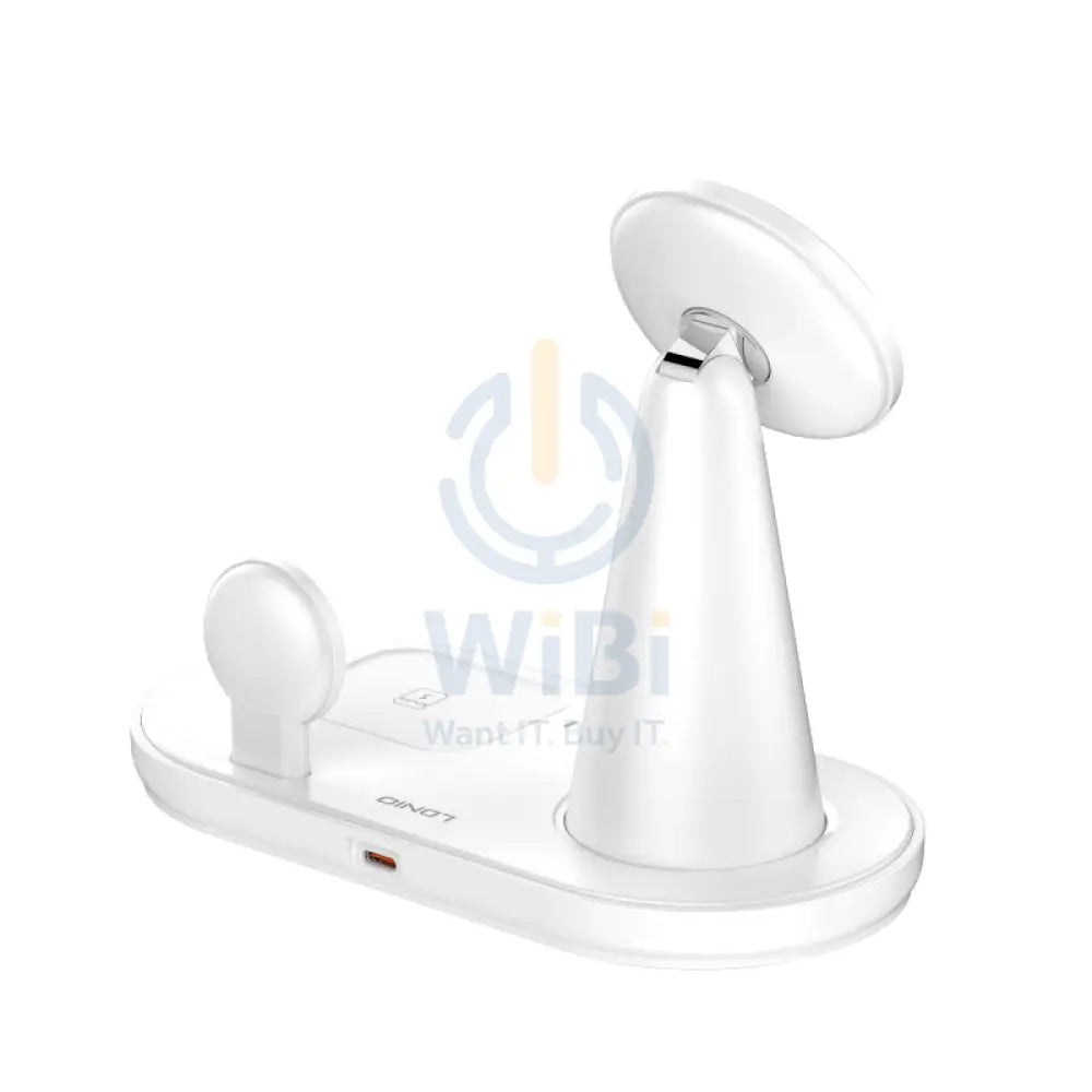 LDNIO WL01 5 in 1 Desktop Wireless Charging Station 25.5W / White Accessories > Power Adapters