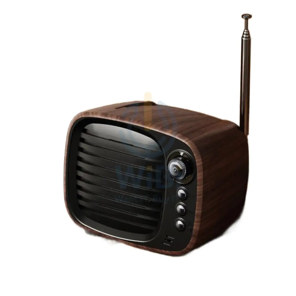LEEDOR Mini Wood Wireless Speaker 5W / Bluetooth / Black Accessories > Audio > Speakers