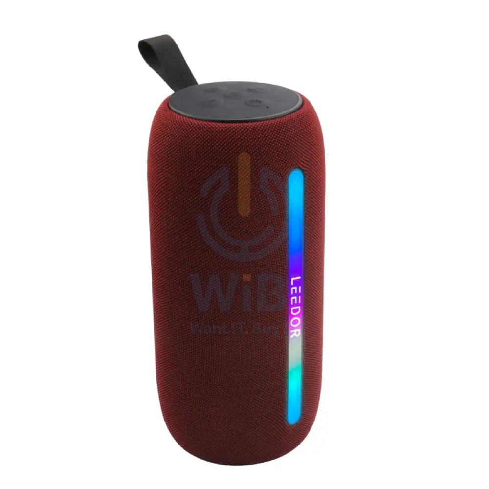 LEEDOR Portable Sound Wireless Mini Speaker Bluetooth / 10M / 1200mAh Red Accessories > Audio > Speakers