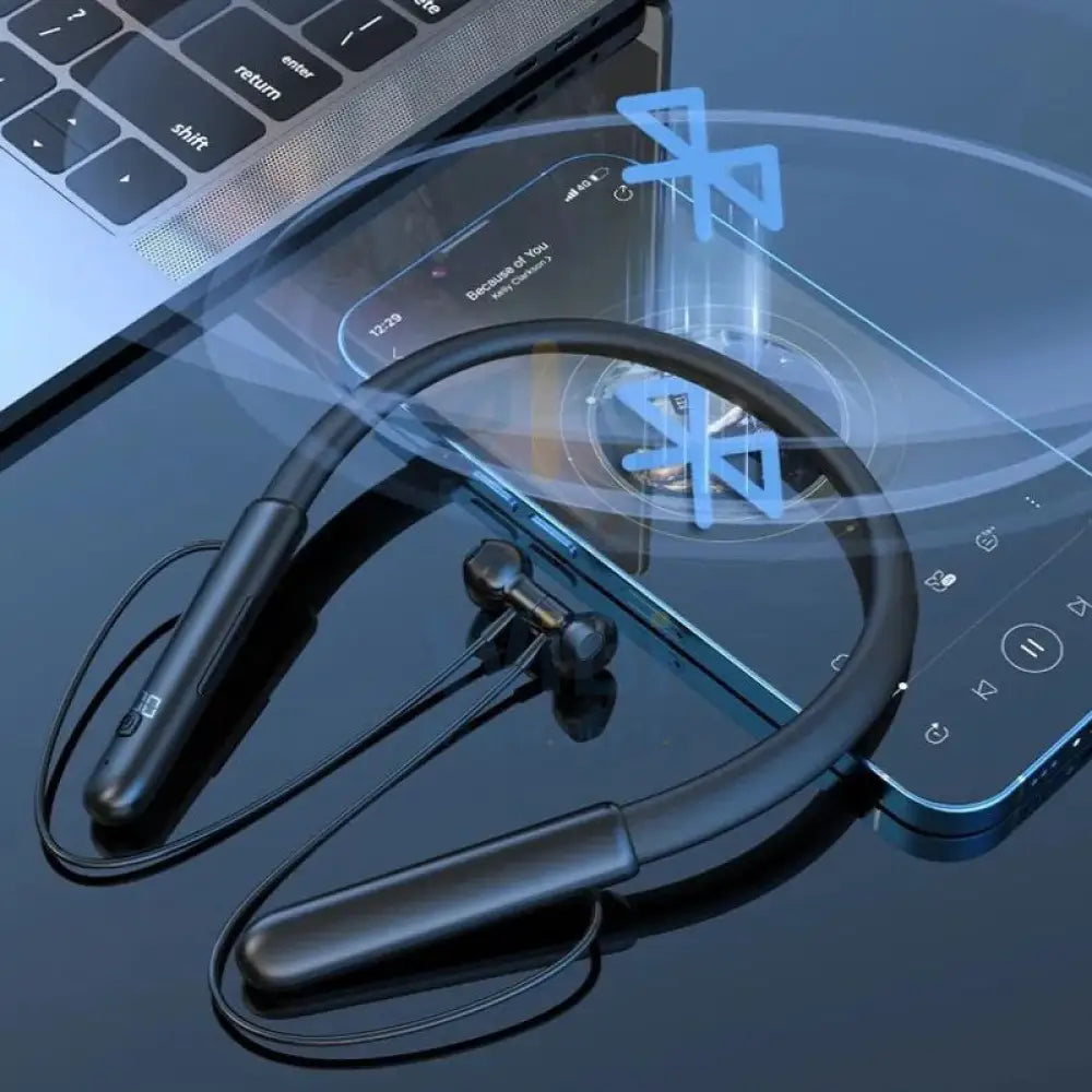 LEEDOR Pure Sound Magnetic Wireless Headset 400mAh / Black Accessories > Audio > Headphones