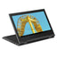 Lenovo 300e 2-in-1 Laptop (2nd Gen) - 11.6" HD Multi-Touch / Celeron / 4GB / 128GB eMMC / Win 10 Pro / 1YW / Arabic/English / Black - Laptop