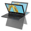 Lenovo 300e 2-in-1 Laptop (2nd Gen) - 11.6" HD Multi-Touch / Celeron / 4GB / 128GB eMMC / Win 10 Pro / 1YW / Arabic/English / Black - Laptop