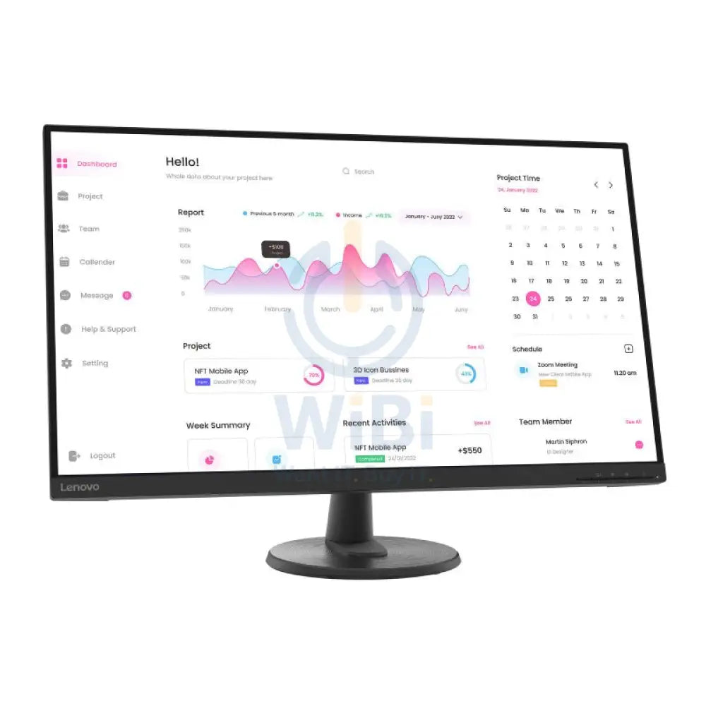 Lenovo D32-40 - 31.5’’ VA FHD / 4ms / HDMI / DisplayPort - Monitor Monitors & Projectors > Monitors