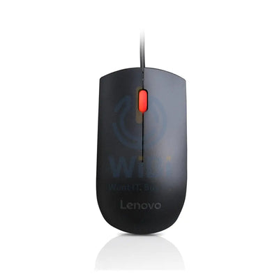 Lenovo Essential USB Mouse - 1600 DPI / Optical / USB / Black / Wired