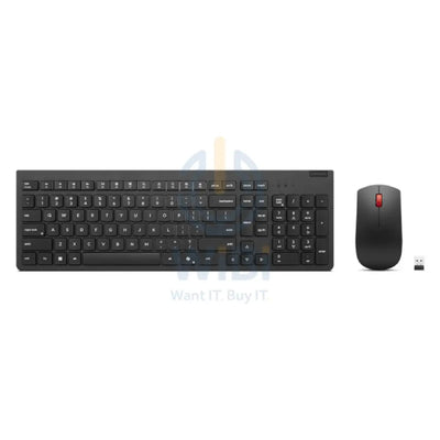 Lenovo Essential Wireless Keyboard and Mouse Gen2 Combo - 2.40GHz / 1600 dpi / Optical / USB Wireless Receiver