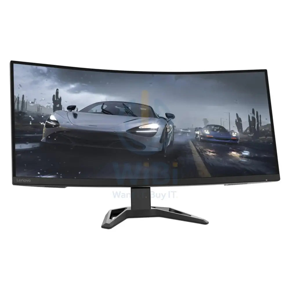 Lenovo G34w-30 Ultra-Wide Curved Gaming Monitor - 34.0’’ WQHD / 0.5ms / 165Hz / HDMI 2.0 / DisplayPort 1.4 / AMD