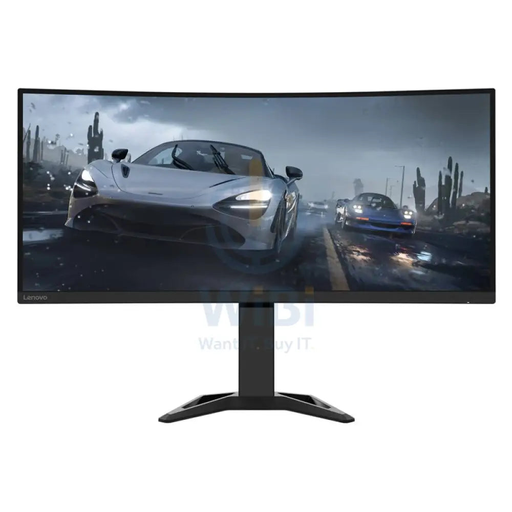 Lenovo G34w-30 Ultra-Wide Curved Gaming Monitor - 34.0’’ WQHD / 0.5ms / 165Hz / HDMI 2.0 / DisplayPort 1.4 / AMD
