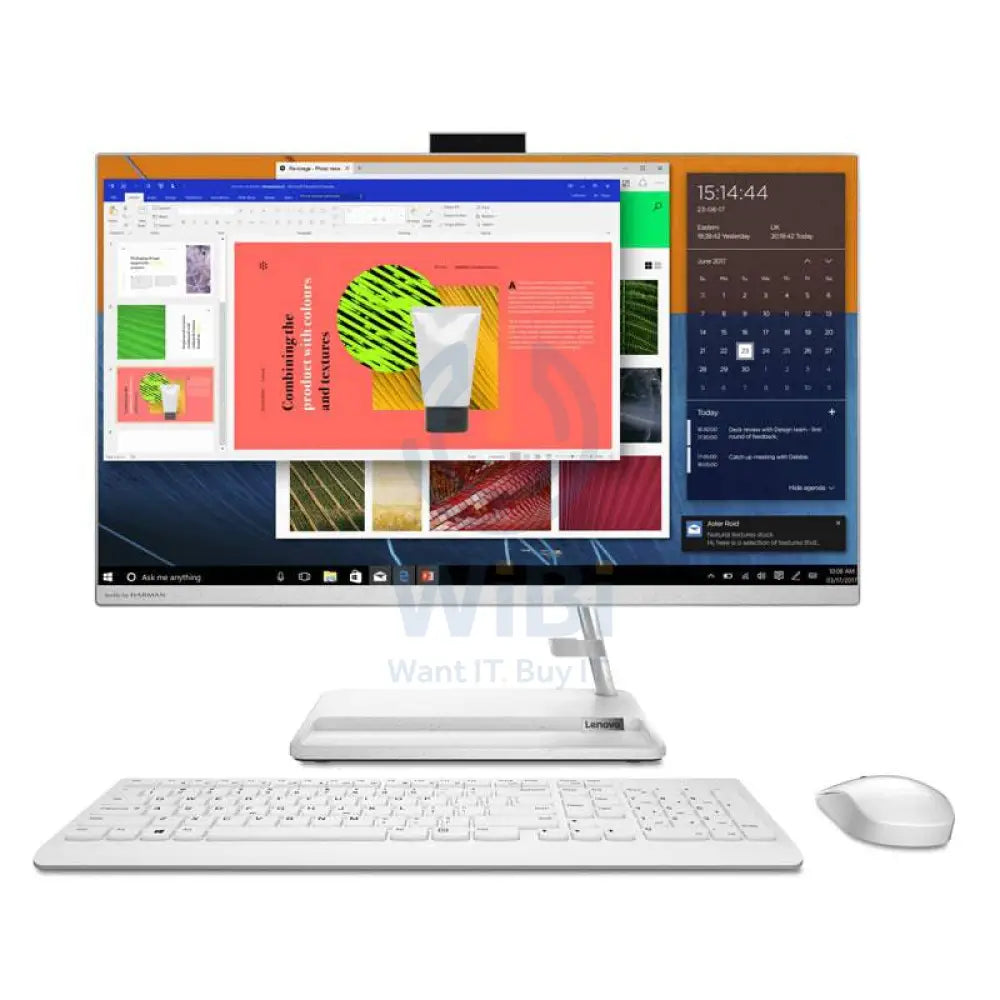 Lenovo IdeaCentre 3 AIO PC - i7 / 16GB / 250GB SSD / 27.0’’ FHD Non-Touch / 2GB VGA / DOS (Without OS) / 1YW / White