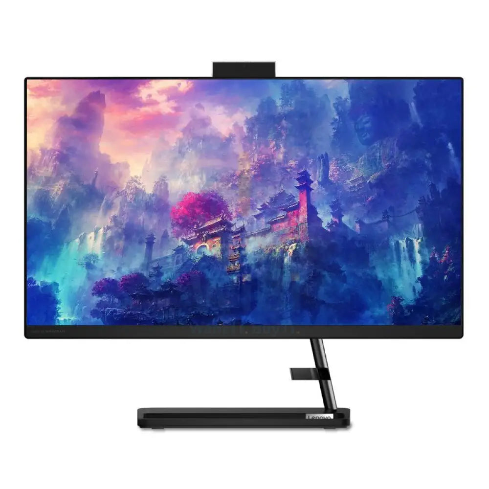 جهاز كمبيوتر لينوفو إيديا سنتر 3 الكل في واحد - آي 7 / 8 جيجابايت / 512 جيجابايت (NVMe م.2 إس إس دي) / 23.8" كاملة الوضوح متعددة اللمس / 2 جيجابايت في جي إيه / دوس (بدون نظام تشغيل) / ضمان سنة / أسود - كمبيوتر مكتبي