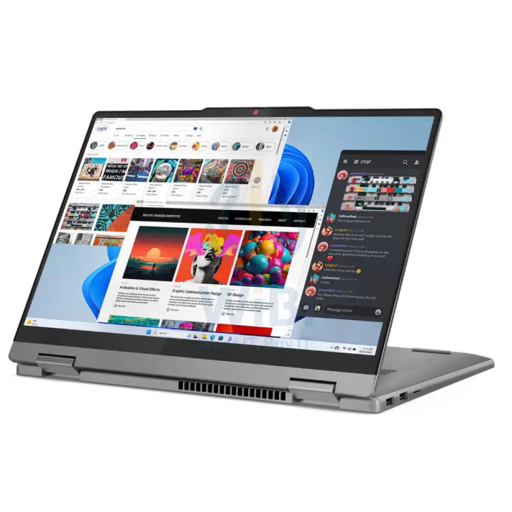 Lenovo IdeaPad 5 2-in-1 Gen 9 Convertible - 14" WUXGA Touch / i5 / 16GB / 1TB (NVMe M.2 SSD) / Win 11 Home / 1YW / Arabic/English / Luna Grey - Laptop