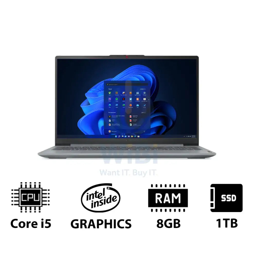 Lenovo IdeaPad Slim 3 Gen 8 - 15.6’’ FHD / i5 / 8GB / 1TB (NVMe M.2 SSD) / Win 11 Pro / 1YW / English / Arctic Grey