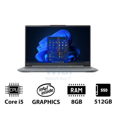 Lenovo IdeaPad Slim 3 Gen 8 - 15.6’’ FHD / i5 / 8GB / 512GB (NVMe M.2 SSD) / Win 11 Pro / 1YW / English / Arctic Grey