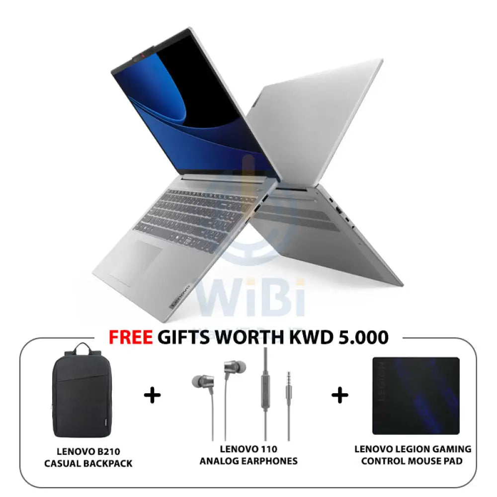 لينوفو ايديا باد نحيف 5نحيف  الجيل 9 - 16 بوصة 2K OLED / ألترا 5 125H / 16 جيجابايت / 512 جيجابايت (NVMe م.2 إس إس دي) / دوس (بدون نظام تشغيل) / ضمان سنة