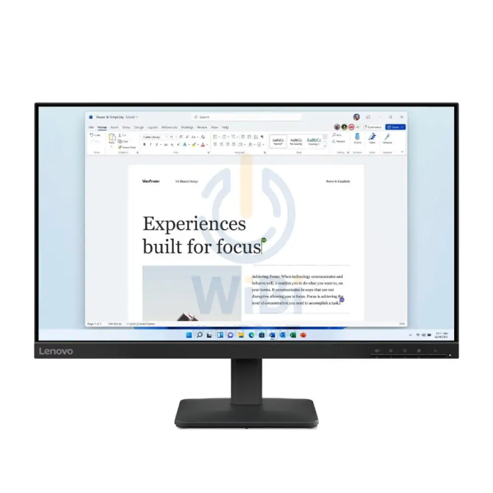 Lenovo L24 4e 23.8’’ FHD IPS Anti Glare / 4ms / Up to 100Hz / D Sub / HDMI 1.4 / Raven Black Monitor Monitors &