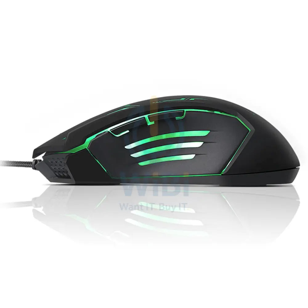 Lenovo Legion M200 RGB Gaming Mouse - 2400dpi / Optical / Wired / Black - Mouse Accessories > Keyboard & Mouse > Gaming
