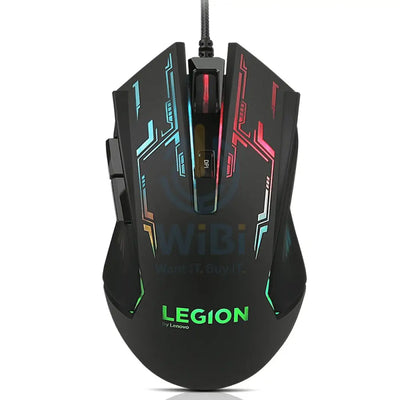 Lenovo Legion M200 RGB Gaming Mouse - 2400dpi / Optical / Wired / Black - Mouse Accessories > Keyboard & Mouse > Gaming