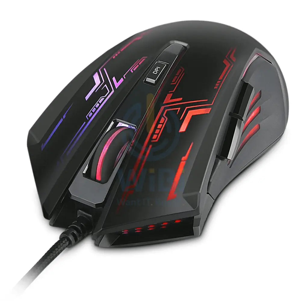 Lenovo Legion M200 RGB Gaming Mouse - 2400dpi / Optical / Wired / Black - Mouse Accessories > Keyboard & Mouse > Gaming