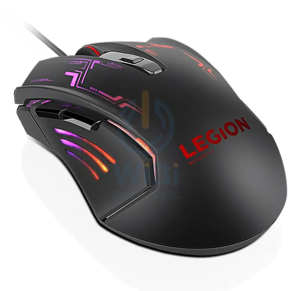 Lenovo Legion M200 RGB Gaming Mouse - 2400dpi / Optical / Wired / Black - Mouse Accessories > Keyboard & Mouse > Gaming