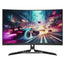 لينوفو ليجن R32qc-30 - 31.5 بوصة QHD منحني / 0.5 مللي ثانية / فوق إلى 180 هرتز / إتش دي إم أي 2.1 / DP 1.4 / مكبر صوت / Eyesafe / Raven أسود