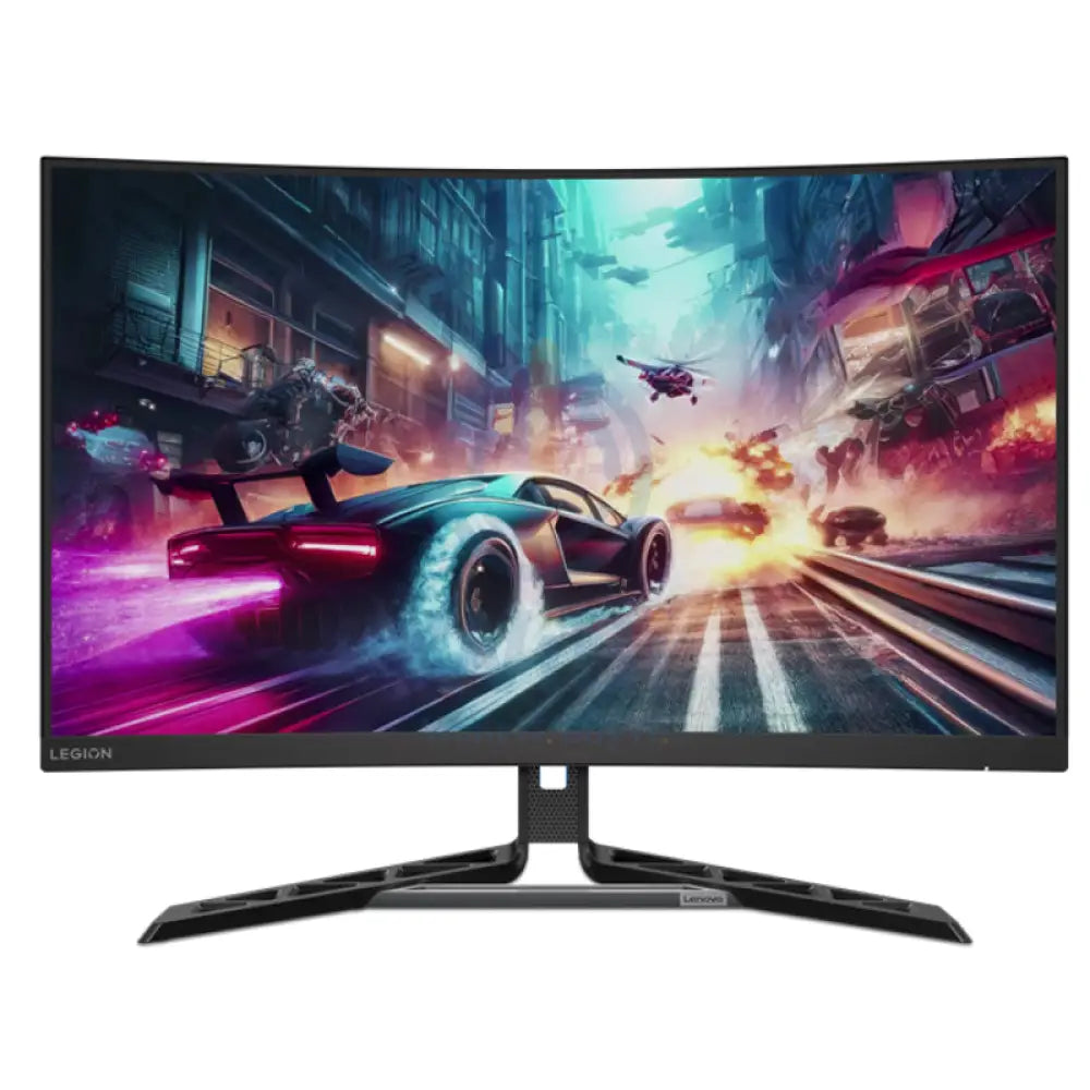 Lenovo Legion R32qc-30 - 31.5" QHD Curved / 0.5ms / Up to 180Hz / HDMI 2.1 / DP 1.4 / Speaker / Eyesafe / Raven Black - Gaming Monitor (Open Box)