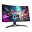 Lenovo Legion R32qc-30 - 31.5" QHD Curved / 0.5ms / Up to 180Hz / HDMI 2.1 / DP 1.4 / Speaker / Eyesafe / Raven Black - Gaming Monitor (Open Box)