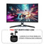 لينوفو ليجن R32qc-30 - 31.5 بوصة QHD منحني / 0.5 مللي ثانية / فوق إلى 180 هرتز / إتش دي إم أي 2.1 / DP 1.4 / مكبر صوت / Eyesafe / Raven أسود