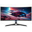 Lenovo Legion R34w-30 - 34’’ WQHD Curved / 0.5ms / Up to 180Hz / HDMI 2.1 / DP 1.4 / Speaker / Eyesafe / Raven Black