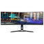 Lenovo Legion R45w-30 - 44.5’’ Dual QHD Curved / 1ms / Up to 170Hz / USB / HDMI 2.1 / LAN / Speaker / Eyesafe / Black