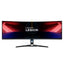 Lenovo Legion R45w 30 44.5’’ Dual QHD Curved / 1ms / Up to 170Hz / USB / HDMI 2.1 / LAN / Speaker / Eyesafe / Black