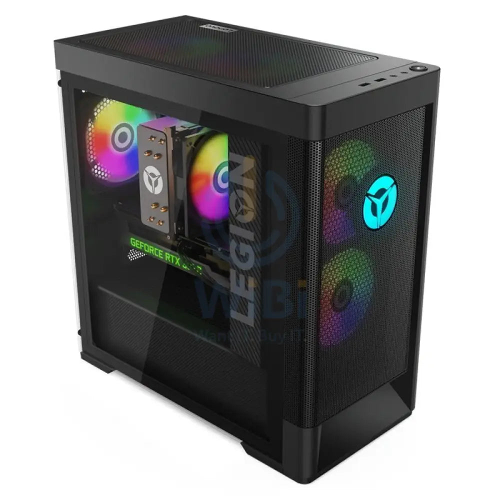 لينوفو ليجن برج T5 برج الجيل 7 - آي 7 / آي 7  12 نواة / 16 جيجابايت / 1 تيرابايت (NVMe م.2 إس إس دي) / RTX 3060 Ti 8 جيجابايت في جي إيه / ويندوز 11 هوم  ضمان سنة