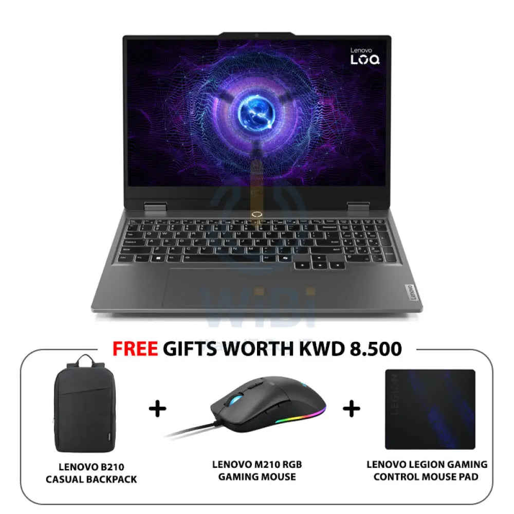 لينوفو وقو الجيل 9 جهاز كمبيوتر - 15.6 بوصة FHD / 15.6 آي 7  FHD / 24 جيجابايت / 512 جيجابايت (NVMe م.2 إس إس دي) / RTX 3050 6 جيجابايت في جي إيه / دوس (بدون نظام تشغيل) / ضمان سنة