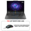 لينوفو وقو الجيل 9 جهاز كمبيوتر - 15.6 بوصة FHD / 15.6 آي 7  FHD / 24 جيجابايت / 512 جيجابايت (NVMe م.2 إس إس دي) / RTX 4050 6 جيجابايت في جي إيه / دوس (بدون نظام تشغيل) / ضمان سنة