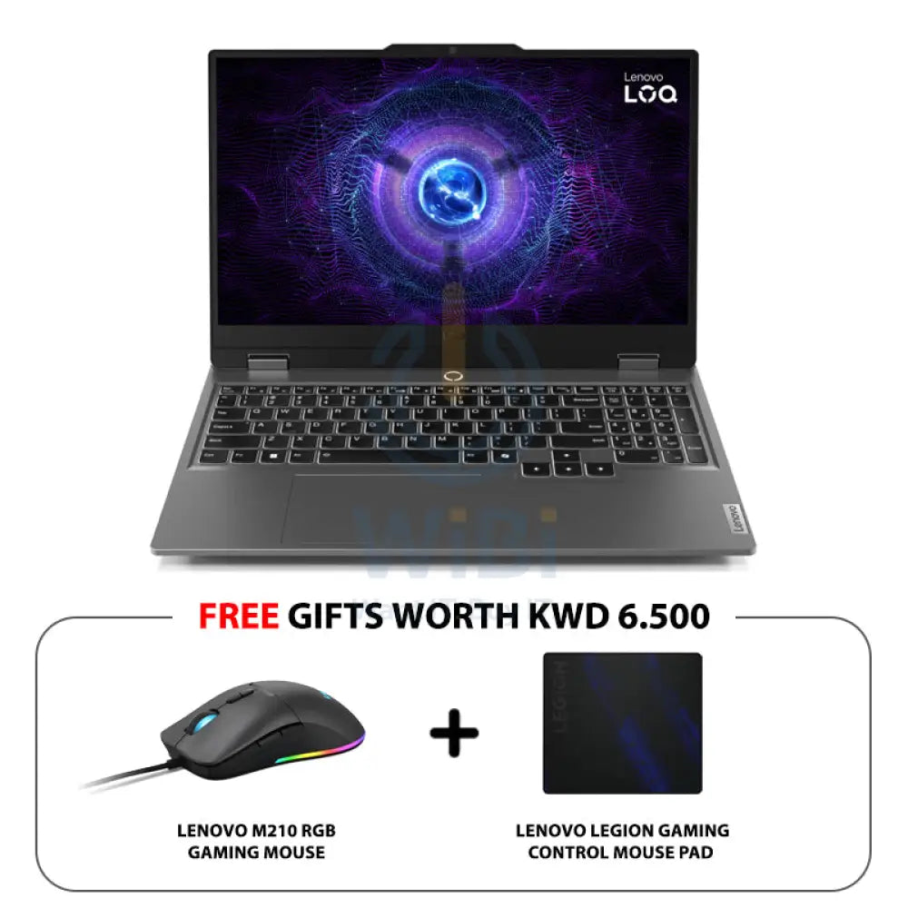 لينوفو وقو الجيل 9 جهاز كمبيوتر - 15.6 بوصة FHD / 15.6 آي 7  FHD / 24 جيجابايت / 512 جيجابايت (NVMe م.2 إس إس دي) / RTX 4050 6 جيجابايت في جي إيه / دوس (بدون نظام تشغيل) / ضمان سنة