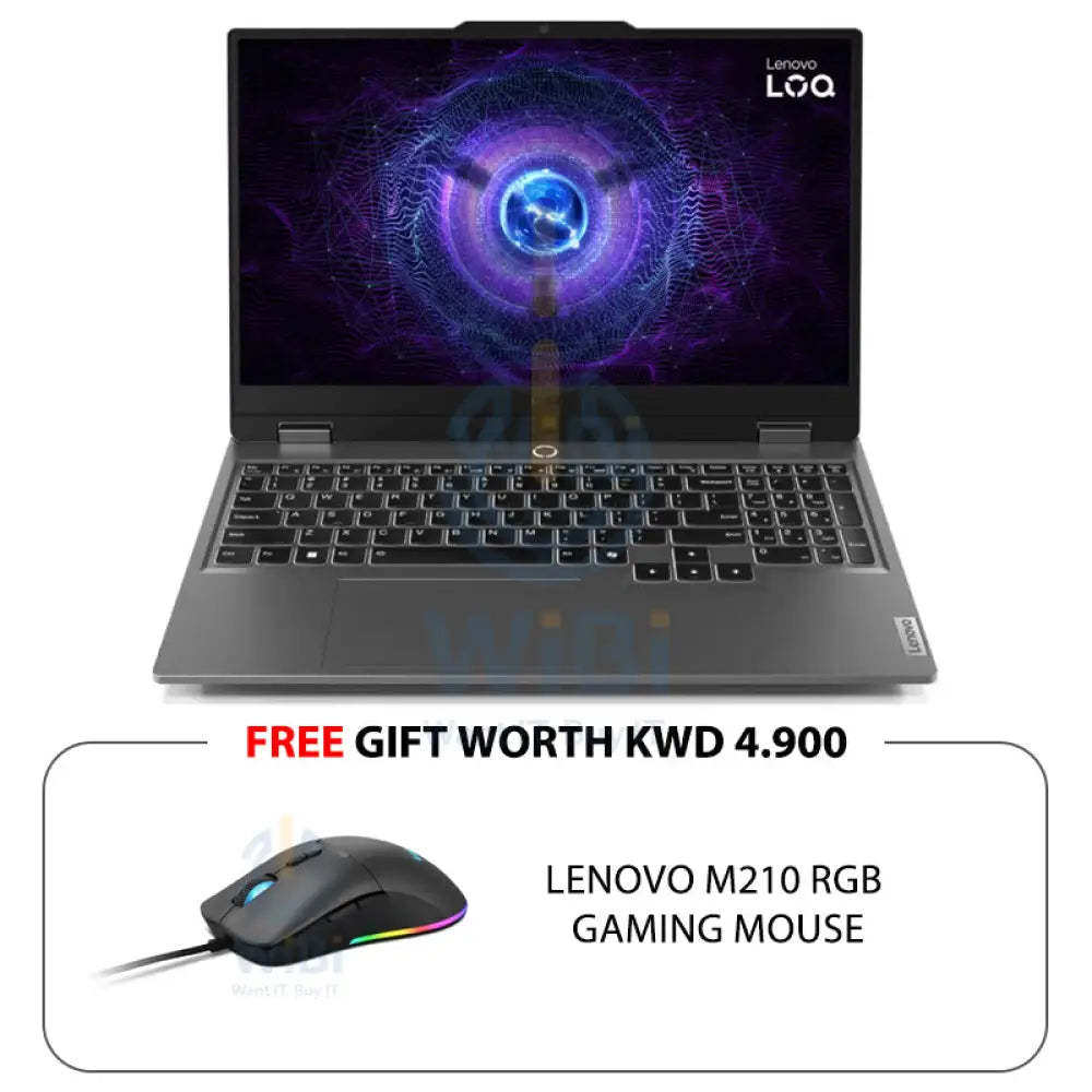 لينوفو وقو الجيل 9 جهاز كمبيوتر - 15.6 بوصة FHD / 15.6 آي 7  FHD / 24 جيجابايت / 512 جيجابايت (NVMe م.2 إس إس دي) / RTX 4060 8 جيجابايت في جي إيه / دوس (بدون نظام تشغيل) / ضمان سنة