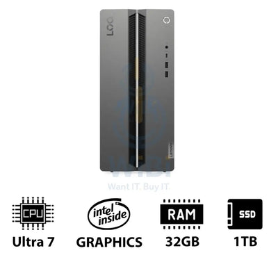 Lenovo LOQ Tower 17 Gen 10 - Ultra 7 255HX / 32GB / 1TB (NVMe M.2 SSD) / GeForce RTX™ 5060 Ti 8GB GDDR7 / AI Boost Up