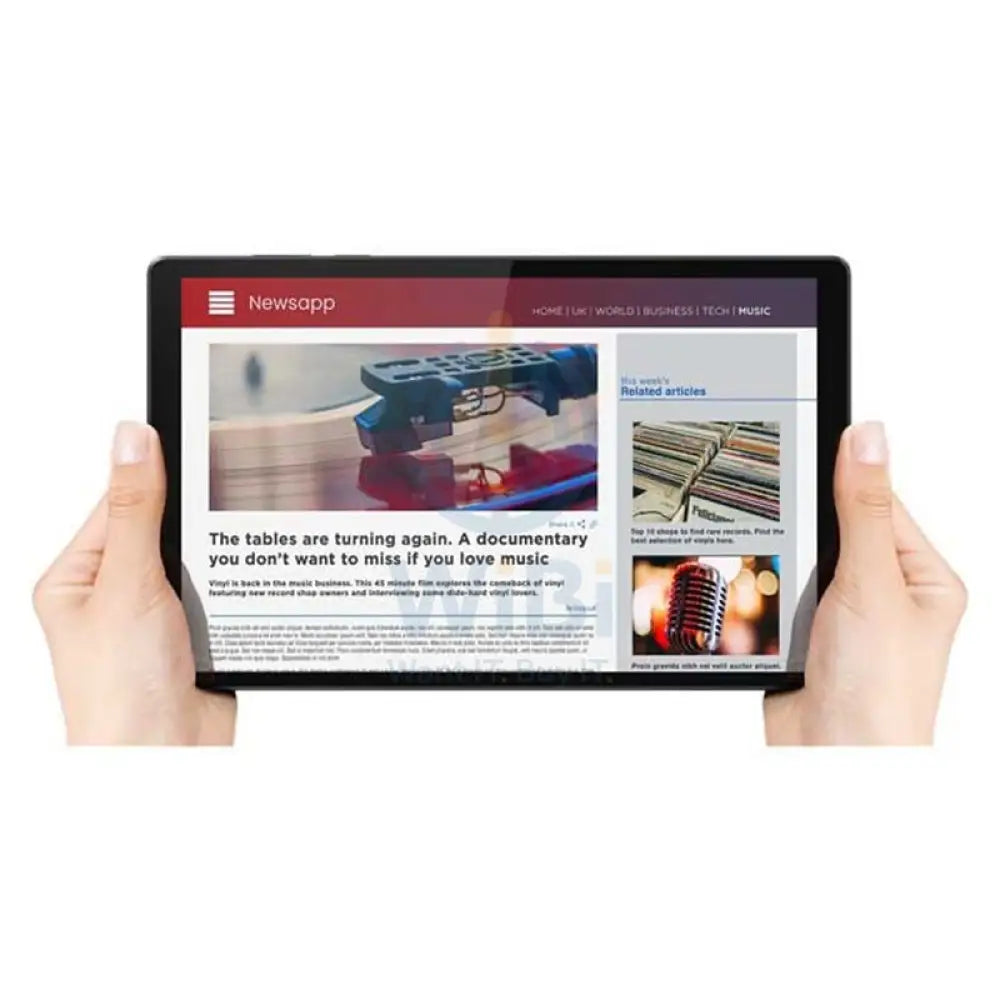Lenovo Tab M10 (2nd Gen) TB-X306X Tablet - 10.1’’ IPS / 4GB / 64GB / 4G / WiFi / Iron Grey Mobiles & Tablets > Tablets