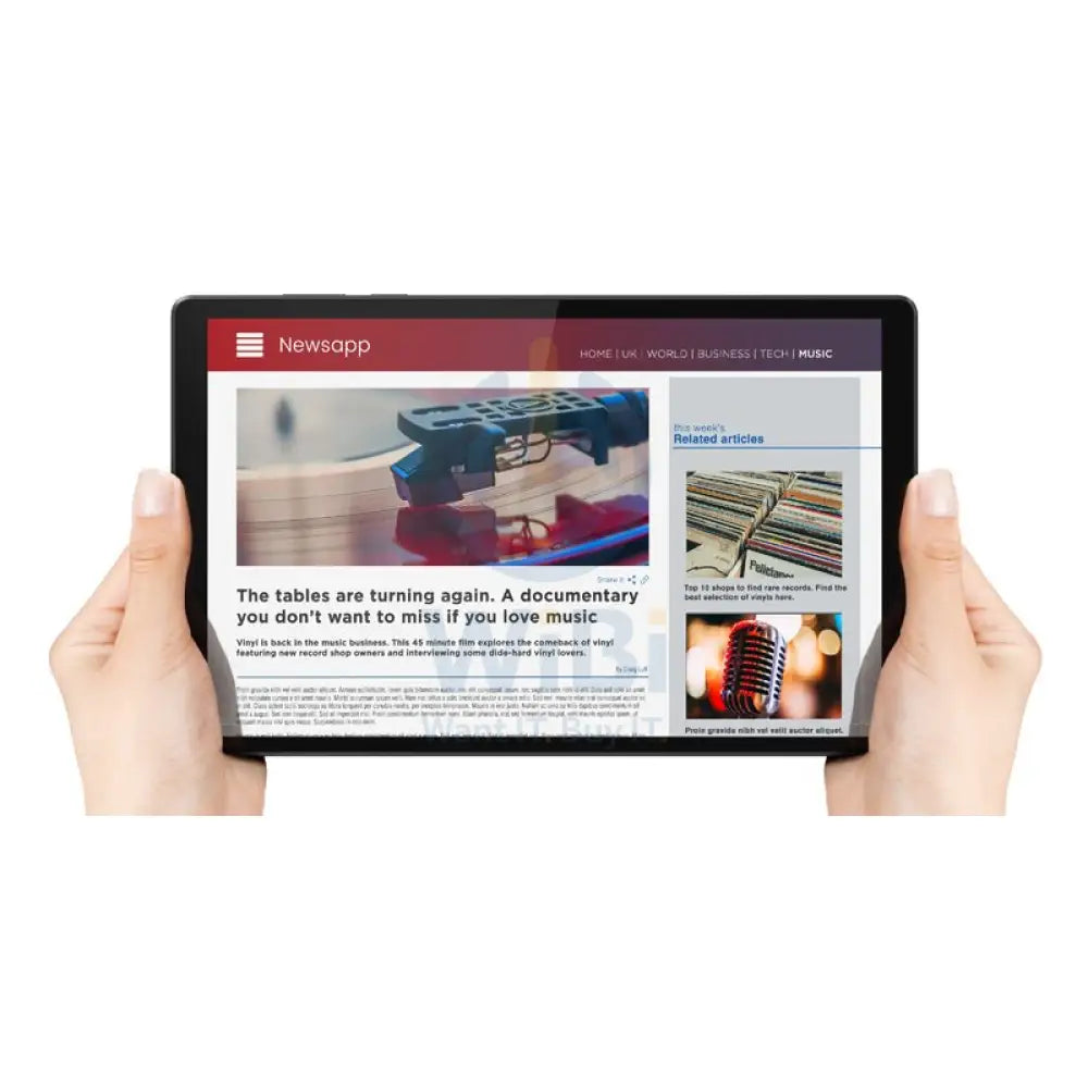 Lenovo Tab M8 HD (2nd Gen) TB-8505X Tablet + Lenovo 300 Wireless Compact Mouse + Lenovo B210 Casual Backpack - Bundle
