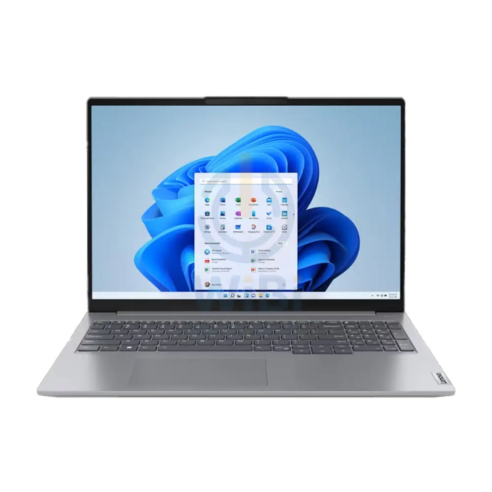 Lenovo ThinkBook 16 Gen 6 - 16’’ WUXGA / i7 / 64GB / 250GB (NVMe M.2 SSD) / Win 11 Pro / 1YW / Arabic/English / Arctic