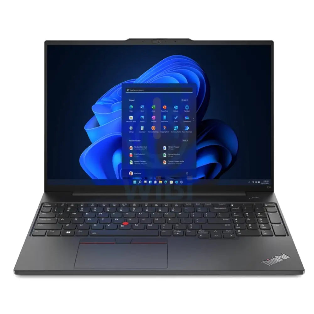 Lenovo ThinkPad E16 Gen 1 - 16.0’’ WUXGA / i7 / 40GB / 1TB (NVMe M.2 SSD) / 2GB VGA / Win 11 Pro / 1YW / Arabic/English