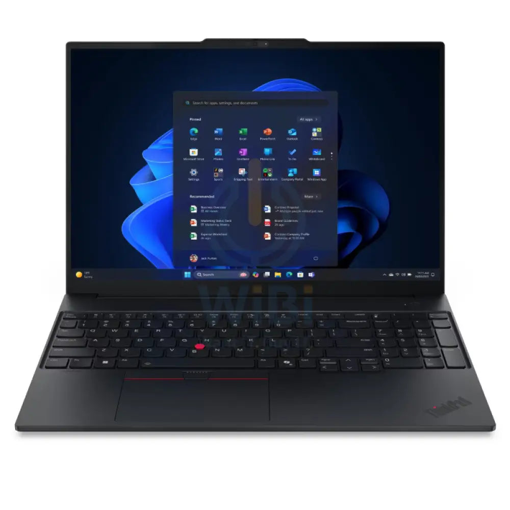 Lenovo ThinkPad E16 Gen 3 AI PC - 16.0’’ WUXGA / Ultra 7 255H / 16GB / 512GB (NVMe M.2 SSD) / Arc 140T GPU / Win 11 Pro