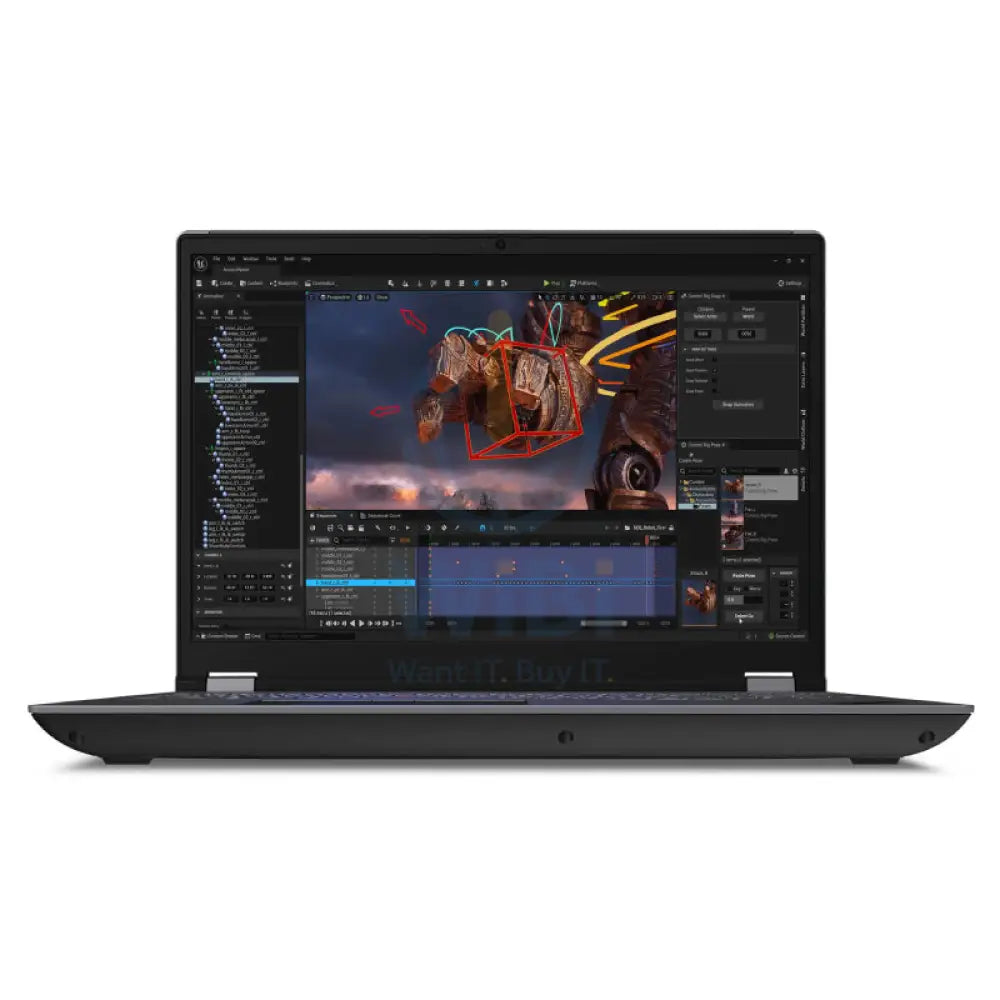 Lenovo ThinkPad P16 Gen 2 - 16.0’’ WUXGA / i7 / 64GB / 1TB (NVMe M.2 SSD) / DOS (Without OS) / 3YW / Arabic/English