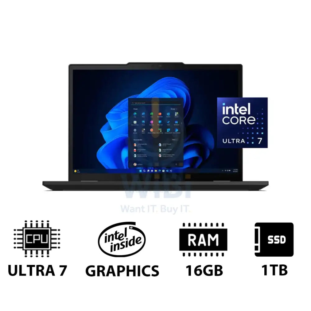 Lenovo ThinkPad T14 Gen 5 - 14.0’’ WUXGA / Ultra 7 155U / 16GB / 1TB (NVMe M.2 SSD) / WWAN / Win 11 Pro